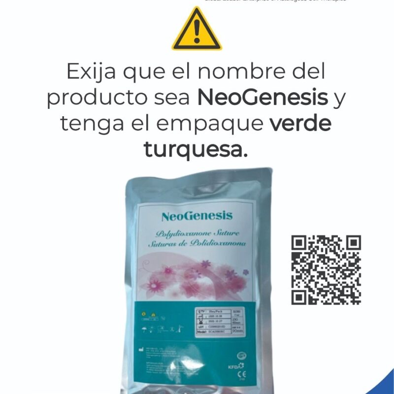 NeoGenesis hilos pdo Peru - Como reconocer el empaque distribuido en el Perú
