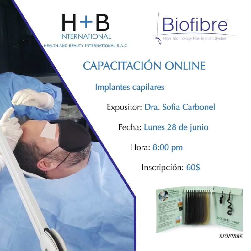 Taller de capacitación Online sobre Biofibre Junio 2021