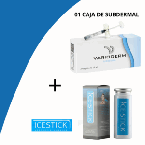 PACK BIOPLASTIA MANDIBULAR VARIODERM SUBDERMAL + ICE STICK Anestesia por inducción al Frío