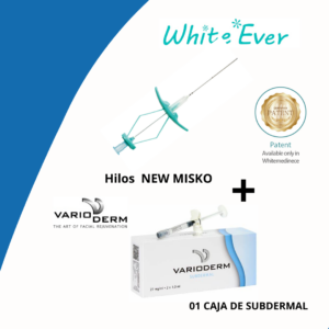PACK PERFIL PERFECTO - WHITE EVER Hilos Pdo NEW MISKO - Bolsa 04 Hilos + VARIODERM® SUBDERMAL Ácido Hialurónico.