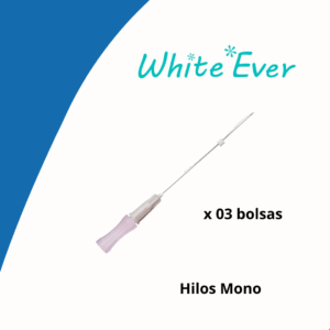 WHITE EVER – Hilos Pdo MONO – Bolsa 20 Hilos - PROMO X 03