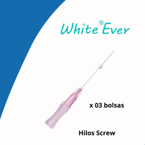 WHITE EVER – Hilos Pdo SCREW – Bolsa 20 Hilos - PROMO X 03