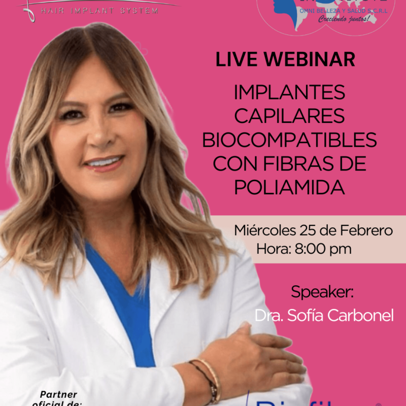WEBINAR GRATUITO – IMPLANTES CAPILARES BIOCOMPATIBLES con fibras de poliamida
