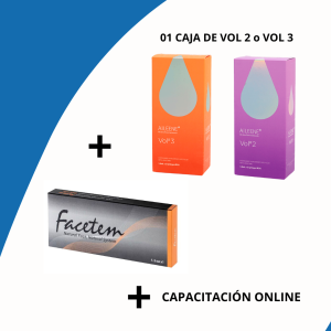 PACK BLENDING - X 01 CAJA AILEENE Vol. 2 o Vol. 3 (Unid caja X 02 JERINGAS) + 01 CAJA FACETEM (01 JERINGA) + CAPAC ONLINE - VOL 2 SIN STOCK
